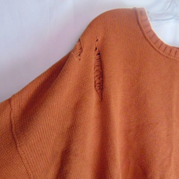 Mens Destructed Grunge Sweater - Picture 3 of 6
